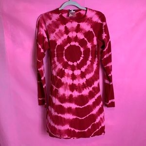 Ragged Priest Tie-Dyed Cry Long-Sleeved Dress